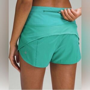 Lululemon Speed Up High-Rise Lined Short 2.5" in Kelly Green